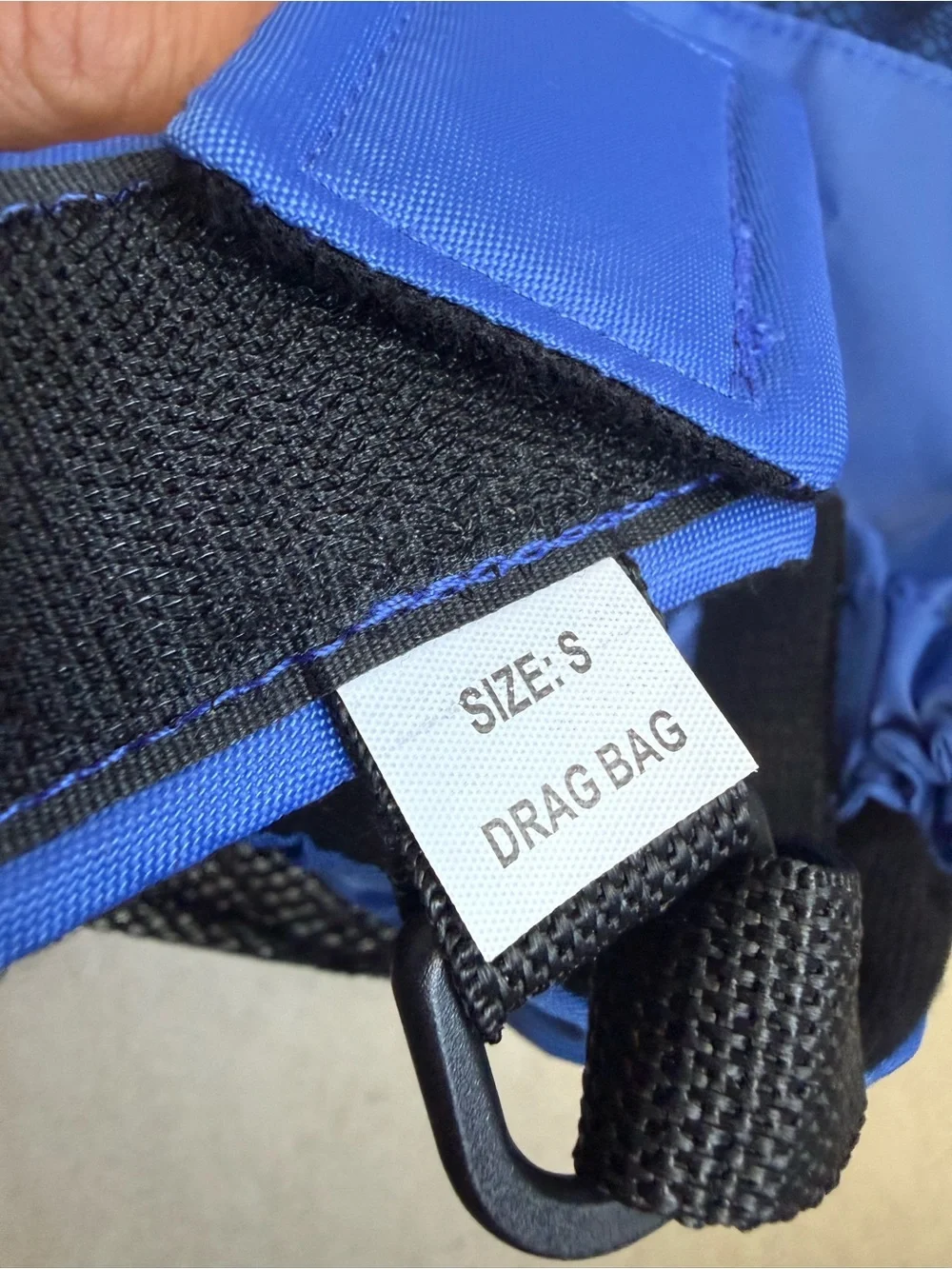 Drag Bag Rear Support for Dogs — Blue